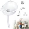 EQULIUS Lavabo in plastica: piccolo lavandino sospeso, da campeggio, montaggio a parete con tubo di scarico da 75 cm e tappo di scarico, per campeggio, giardino, garage, cantina, cantieri