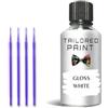 Tailored Paint Interni Cucina/Bagno Vernice Smalto Lucido 30ml Penna Touch Up Casa con Pennello Asciugatura Rapida e Impermeabile per Elettrodomestici Microonde, Lavello, Fornello, Doccia, Frigorifero, Radiatore