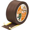 Quest Battiscopa 2in1 Multifunzione 110 mm Autoadesivo - Marrone, 5 m