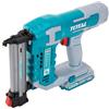 Total - Chiodatrice a Batteria 20V - Pistola per Chiodi per Lavori di Falegnameria e Fai-da-te - Include Batteria da 2Ah, Caricabatterie e Valigetta - Design compatto per un utilizzo senza fili