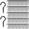 xiluuyou Ganci a Vite, Ganci da Soffitto in Acciaio Inox, Gancio a Vite per Piante,Tazze, Decorazioni Artistich（20mm-80pcs）