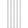 QUARKZMAN 5pz T30 Bit Torx di Sicurezza 1/4 Attacco Esagonale 8 Lungo Acciaio S2 aimanté Punte a Stella Antimanomissione Cacciavite Testa Torx con Foro per Cacciaviti Trapano Rimuovere