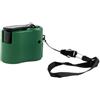 Sihavena 1 manovella USB per generatore di caricabatterie, dinamo, carica mobile, per viaggi, attività all'aperto, compatta, leggera, facile da trasportare (verde)