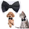 DWNSKR Papillon Cane Cravatta per Animali Domestici Regolabile con Chiusura a Strappo Travestimenti per Cani Collare Vestito Cerimonia Cane per Cani Decorazioni per Matrimoni,Compleanni,Festa