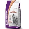 Pet's Garden Gemon Crocchette per Cani con Salmone e Riso Cibo Mangime Alimento Secco per Cani Adulti Taglia Mini di Tutte le Razze Alimentazione Bilanciata Sacco da 3KG Made in Italy