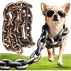 Generico Iron Paw Chain Leash, Big Chain Leash For Small Dog Funny, Iron Paw Leashs Funny, Plastic Imitating Irons Chains Looks Strong And Heavy For Small Dog/Cat Photo Props (C-1.5M/59IN)