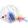 generic Novità Pet Cat divertente giocare Teal finto topo in gabbia palla 1 pz moda