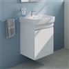 Geberit Renova Plan lavabo, evineo ineo5 evo mobile La: 55 cm, 1 anta, con maniglia incassata,, 501632008+BE0984WM, Renova Plan [Mobili da Bagno > Mobili con Lavabo Integrato]