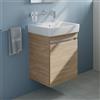 Geberit Renova Plan lavabo, evineo ineo5 evo mobile La: 55 cm, 1 anta, con maniglia incassata,, 501634008+BE0984OA, Renova Plan [Mobili da Bagno > Mobili con Lavabo Integrato]