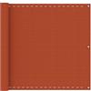 vidaXL Balkonscherm 90x500 cm HDPE oranje