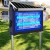 zechuan Zapper solare per insetti da esterni, impermeabile, ricaricabile con sensore a pannello solare, accensione e spegnimento automatico, cavo di prolunga da 3 m e zapper insetti a energia solare, senza
