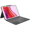 ‎Logitech Logitech Combo Touch for iPad (7th and 9th Gen), QWERTY Scandinavian layout