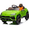Mondial Toys Macchina Elettrica Per Bambini Lamborghini Urus con Sedile in Pelle Auto Elettrica 12V per Bambini Full Optional Verde