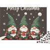 KEZXWCBMN Gnomi di Natale Fiocchi di Neve Puzzle 1000 Pezzi Carta Puzzle per Adulti Relax Decorazione Regalo 52x38cm/1000pcs