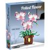 PHOEWON Botanicals Orchidea Set di Costruzione,355 pezzi Fiori Piante Artificiali Decorazione Casa Ufficio,Decorazione regalo romantico di compleanno per adulti e bambini dai 6 anni in su