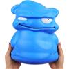 Anboor 9,8 pollici Jumbo Squishies Blu Monster Kawaii Gaint Soft Toy Lento Squishies Stress Relief Bambini Giocattoli per Halloween festa di compleanno Decorazione