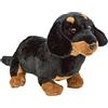 Teddys Rothenburg Peluche a forma di cane bassotto, 30 cm, nero-marrone