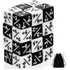 GEARMAX 24 Pezzi Contatore di Dadi,Dadi Token Dadi fedeltà D6 Dado Cubo con Borse Compatibile con MTG, CCG, Accessorio per Giochi di Carte(Nero + Bianco)