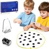 LUOHONG Scacchi Magnetici Gioco Portatile, Gioco di Strategia Portatile, Divertente Gioco Magnetico da Tavolo, Per Viaggi, Campeggio e Serate in Famiglia (20)