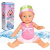 Faroby Baby Doll Nuotatore per Bambini, Baby Doll Acqua Elettrico Nuota Indipendente con Movimento Realistico dei Calci, Divertimento in Piscina, Vasca da Bagno e Giochi in Spiaggia, Dai 3 Anni su, Imper