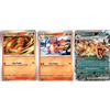 Pokémon Charizard ex 125/197 Double Rare Tera - Obsidian Flames - Pokemon Evolution 3 Card Lot - Charmander Charmeleon