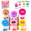 LEADSTAR Portachiavi Peluche per Bambini, 6 Pezzi Portachiavi Morbidi Carini per Feste - Riempimento Uova di Pasqua, Premio per Classe, Regalo Compleanno Bambini, Accessorio Zaino Scuola