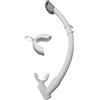 Marchfunny Tubo da snorkeling in silicone per paraspruzzi, 40 cm | Sistema paraspruzzi, valvola Dry Top, impedisce l'ingresso di acqua, nuoto in superficie, respirazione sicura