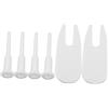Toddmomy Tappo per Palla Fitness e Calcio, in Plastica Bianco | Ricambio per Palloni da Pallavolo, Adattatore Aria per Yoga e Pilates, per Gonfiabili, Compatto