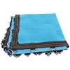 Milageto Rete Bambini Trampolino Accessorio Protezione Recinzione Maglia PP Struttura Rinforzata Anelli Metallo Adatta per Gioco Bambini Spazi Chiusi Esterni, Azzurro, 1.8 1.8m