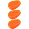 NUSITOU Stampo Feeder da Pesca in Silicone Arancia, 3 Pezzi