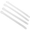 MOKKHNB Set da 4 Cinghia Regolabile in PVC per Scarponi da Sci e Snowboard Bianco con Fibbie Metalliche per Sport Invernali e Sci All'aperti