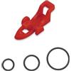 Limtula Accessori Gancio per Canna da Pesca Esche da Pesca Gancio Sicurezza Supporto per Esche con Gomma Accessori
