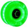 kowaku Ruota Pattini a Rotelle Luce Ruota Pattini Ruota LED Ruota Inline Ruota Skateboard PU 82A Resistente con Generatore Interno Senza Ricarica con 608RS, Verde Luminoso