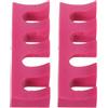 FESTFENDS 2 Pezzi Strumento per Incordatura Racchetta da Badminton, Badminton Stringing, PVC Rosa, Protezione Racchetta e Controllo Preciso, per Giocatori Amatoriali e Professionisti