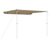 SKTQYQO Tendalino per Camper Beige 1,8x2x2,15 m Alluminio