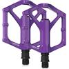 BESTOMZ Pedali Antiscivolo Alluminio Lega Bicicletta Porpora e in per Piattaforma Flat Presa Sicura Adulti per Mountain Biking e Percorsi Impegnativi