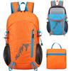 Generico Zaino da campeggio pieghevole e impermeabile, zaino da trekking leggero | Stoccaggio a secco di grande capacità da 35 litri, zaino da giorno leggero for esterni Zaino da escursionismo(Orange)