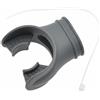 Qianly Boccaglio Subacqueo Regolatore Snorkel Immersione Sub Maschera in Silicone Morbido per Uso Alimentare Disegno Ergonomico Riduce Affaticamento, Fluorescent Yellow