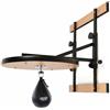 rockible Supporto Pera Veloce Piattaforma Parete Supporto Muro Struttura Telaio Regolabile Altezza Tavola Legno Spessore3.8cm Acciaio Solido Adatto per, Legno Naturale, 3.8cm Tavola Di Legno