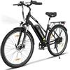 COLORWAY Bici Elettrica Uomo e Donna, Pneumatici da 28 pollici, Mountain Bicicletta Elettrica, 250W/36V/15AH, freni a doppio disco, due modalità di guida,7 velocità, autonomia fino a 45-100KM