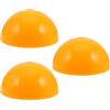 COHEALI 3 Pezzi Base Porta Pali da Allenamento per Calcio e Basket in Plastica Gialla Supporto Stabile per Allenamenti Indoor e Outdoor