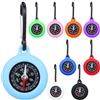 HEMOTON 9 Pezzi Bussola Mini Portatile da Campeggio e Trekking Moschettone in Lega di Zinco, Design Compatto per Attività Outdoor e Escursionismo