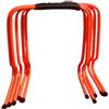 KQFCAZRE 5 Pezzi Ostacolo in Plastica con Maniglia Antiurto Ostacoli da Allenamento Infrangibili per Allenatori, Scuole, Arancione-Rosso, 50cm