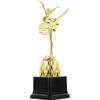 VERDANVERSE Trophy Danza Balletto 1 Pezzo in Plastica Oro per Ragazze | Souvenir per Gara, Premio per Vincitori, Robusto e Resistente al Cambio Colore