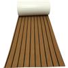 FUNOMOCYA Tappeto Antiscivolo Cuscino Protettivo e Isolante per Barca Marrone in Eva 45x240cm Decorazione Pratica per Pavimentazione Yacht per Ponte Barca