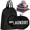 Generico Large 18.9x20 Inch Dirty Laundry Bag Offers Waterproof Protection And A Dr