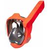 Generic Maschera da Snorkeling Integrale con Snorkel Visore Panoramico Respirazione Naturale Tenuta 3D Silicone Alimentare Adatta per Nuoto Ricreativo , Arancione , S/M