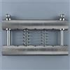 Generic Pinza per mano in acciaio inossidabile, rinforzante resistente con 5 molle intercambiabili, 5 livelli di resistenza per allenamento di dita e avambraccio, 27-174 kg