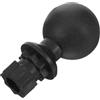 LIGHTAOTAO Supporto Base per Canna da Pesca Kayak Connettore a Sfera Nero | Rotazione a 360 Gradi, Struttura Compatta in Plastica, Uso Nautico per Attrezzatura Sportiva