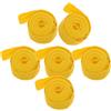 ibasenice 6 Pezzi Nastro Antiforatura per Pneumatici di Bicicletta in Pvc Giallo Elasticità e Facile Installazione, per Bici da Corsa e Mountain Bike